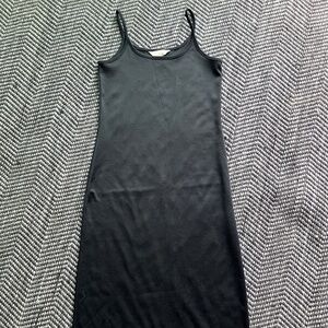 90s Vintage Express Tricot - Classic Minimal Maxi Dress